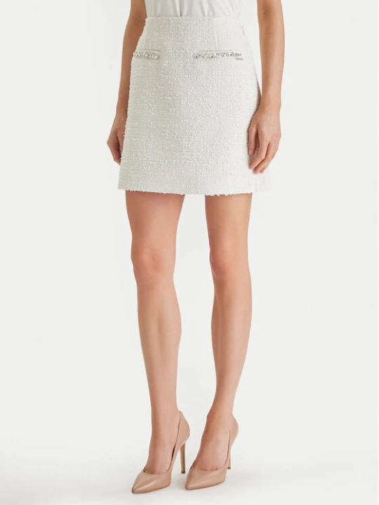 Foto del prodotto Guess Minigonna W6RD56 WJ632 Écru Regular Fit Crema
