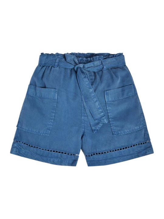 Foto del prodotto Guess Pantaloncini di tessuto J3GD03 WE8R0 Blu Relaxed Fit