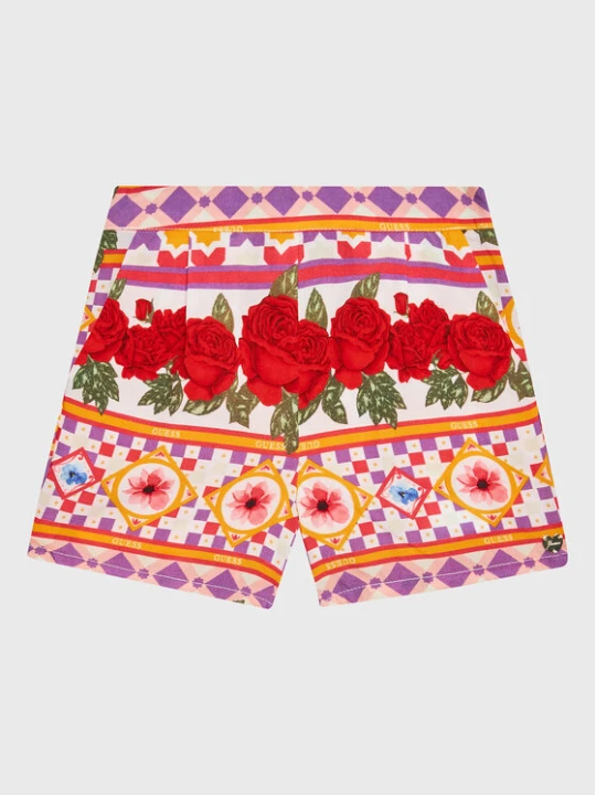 Foto del prodotto Guess Pantaloncini di tessuto K3GD06 WFBN0 Multicolore Relaxed Fit