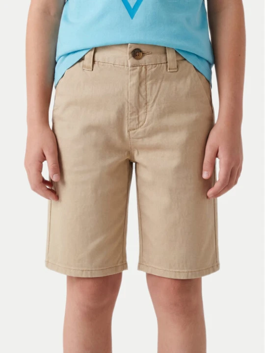 Foto del prodotto Guess Pantaloncini di tessuto L6GD15 WR460 Beige Regular Fit