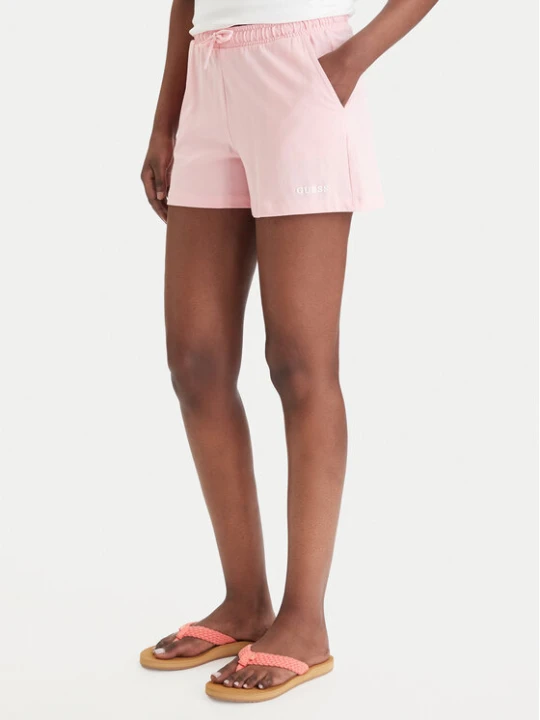 Foto del prodotto Guess Pantaloncini sportivi E6GD01 KCRZ1 Rosa Regular Fit