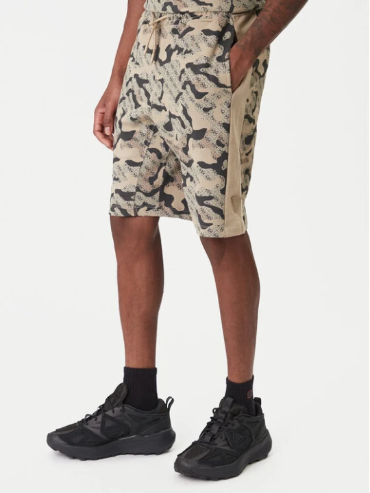 Foto del prodotto Guess Pantaloncini sportivi Z6RD00 K9YI1 Beige Regular Fit