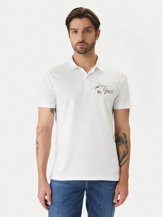 Foto del prodotto Guess Polo F6GP01 K8FQ4 Bianco Regular Fit