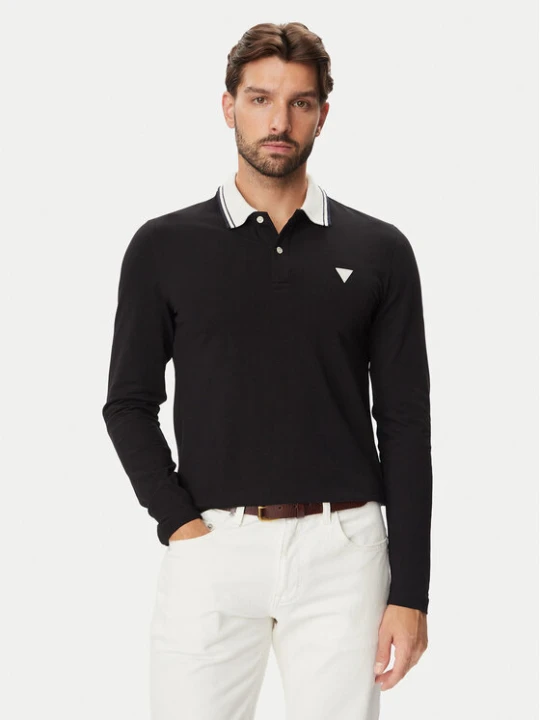 Foto del prodotto Guess Polo M6BP58 K6201 Nero Slim Fit