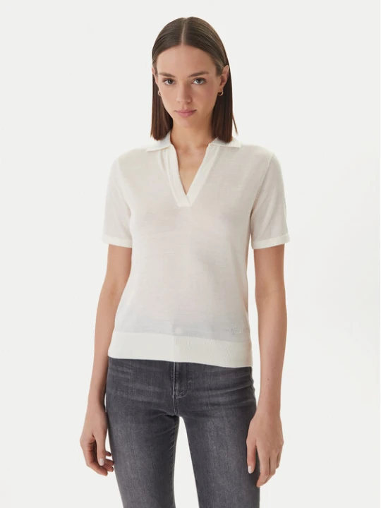 Foto del prodotto Guess Polo W6GR03 Z0583 Crema Regular Fit