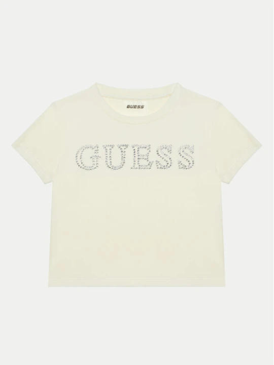 Foto del prodotto Guess T-shirt J4YI48 KBXI2 Écru Regular Fit Crema
