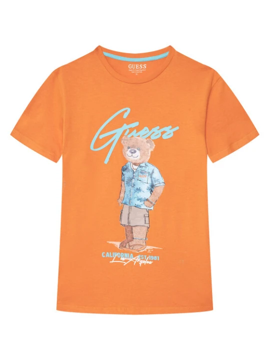 Foto del prodotto Guess T-shirt L6GI09 K8HM4 Arancione Regular Fit