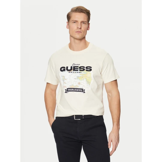 Foto del prodotto Guess T-shirt M5RI10 I3Z14 Écru Regular Fit Crema