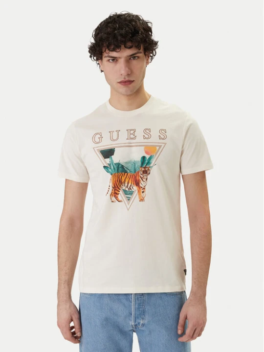 Foto del prodotto Guess T-shirt M6GI33 K3310 Écru Regular Fit Crema