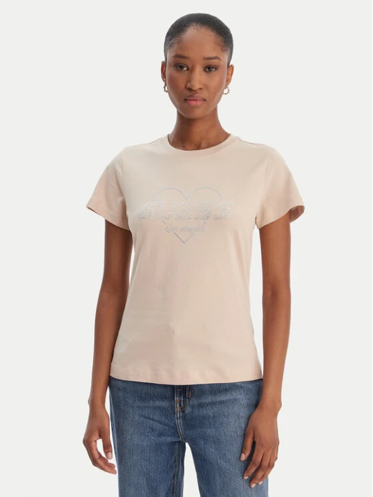 Foto del prodotto Guess T-shirt V5GI10 K9RM1 Beige Regular Fit