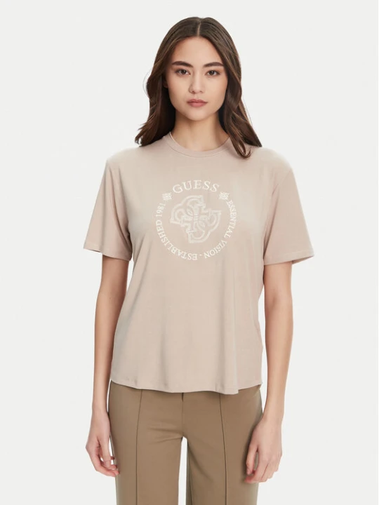 Foto del prodotto Guess T-shirt V5YI05 KCOA2 Beige Regular Fit