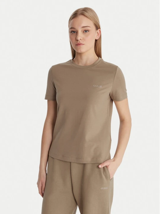 Foto del prodotto Guess T-shirt V6RI07 J1314 Beige Regular Fit