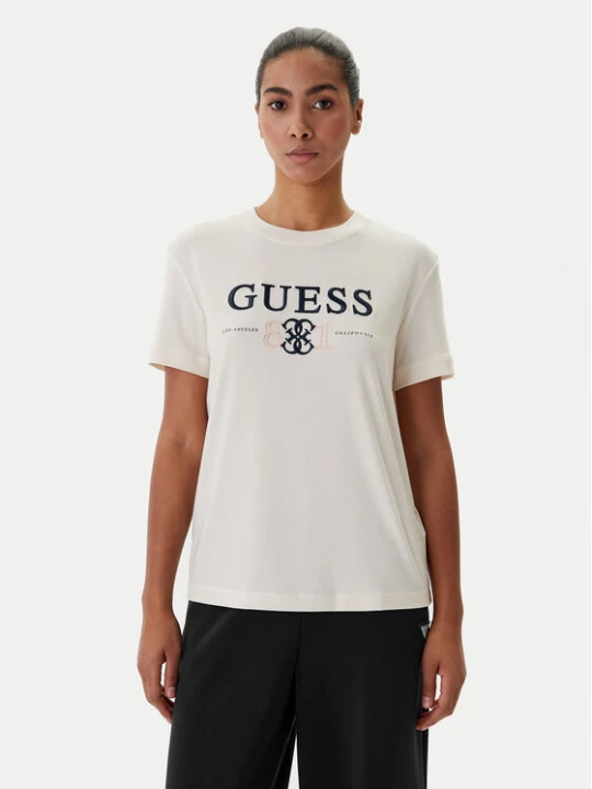 Foto del prodotto Guess T-shirt V6RI13 KD772 Écru Regular Fit Crema