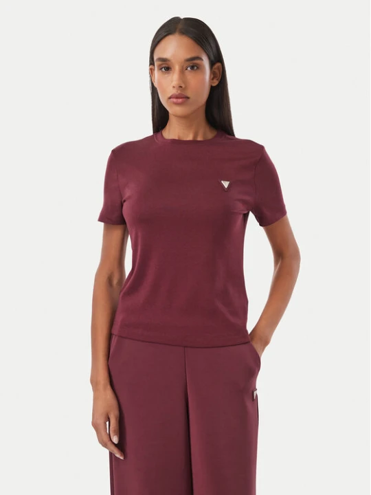 Foto del prodotto Guess T-shirt V6RI17 KD741 Bordeaux Regular Fit