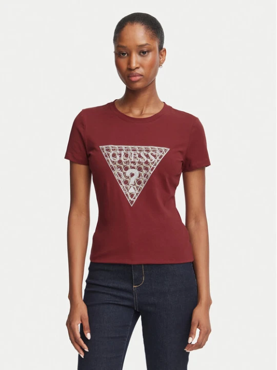 Foto del prodotto Guess T-shirt W6BI61 K7948 Bordeaux Regular Fit