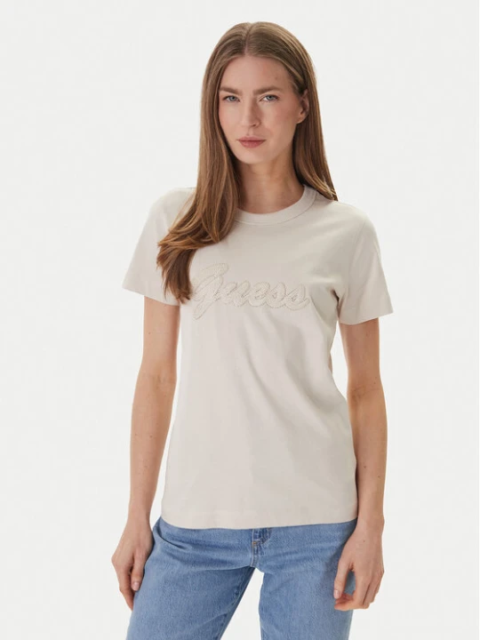 Foto del prodotto Guess T-shirt W6GI08 K3023 Beige Regular Fit