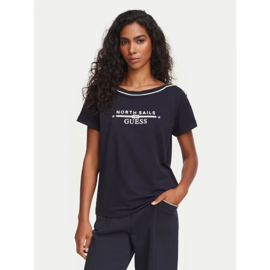 Foto del prodotto Guess T-shirt W6YI58 K5317 Blu scuro Regular Fit