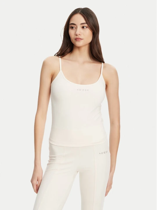 Foto del prodotto Guess Top V5RP09 KCD02 Écru Regular Fit Crema
