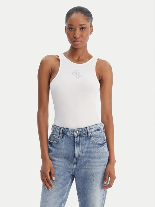 Foto del prodotto Guess Top W6RP39 KD092 Bianco Regular Fit