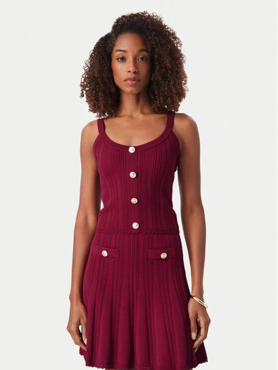 Foto del prodotto Guess Top W6YR25 Z0972 Bordeaux Slim Fit