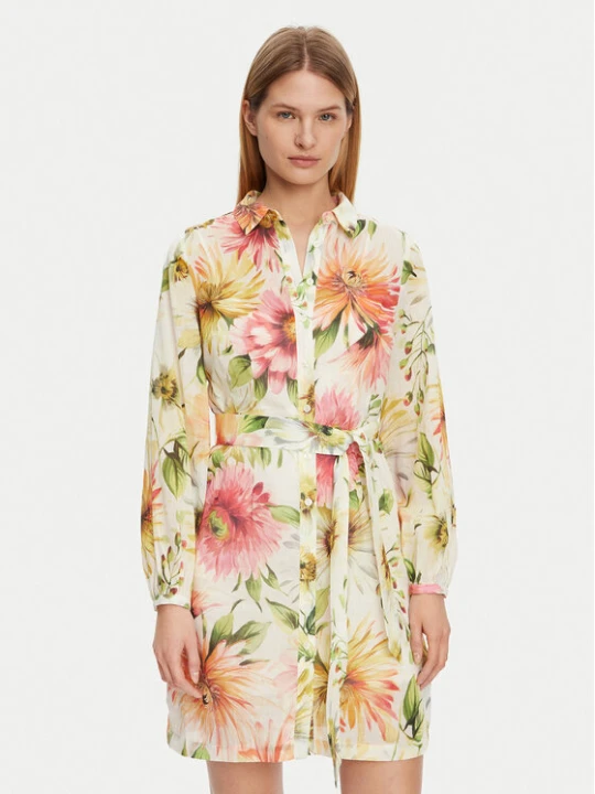 Foto del prodotto Guess Vestito chemisier W5GK65 WH6C0 Multicolore Regular Fit