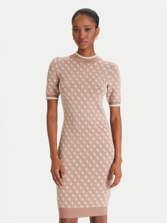 Foto del prodotto Guess Vestito di maglia W3YK39 Z37K0 Beige Regular Fit