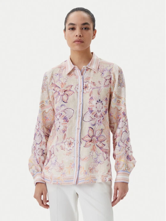 Foto del prodotto Hale Bob Camicia with linen Nia 4ZCA214A Beige Regular Fit