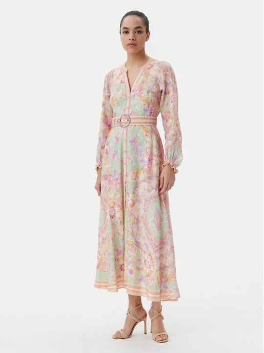 Foto del prodotto Hale Bob Vestito estivo with linen 4ZCA612M Multicolore Regular Fit