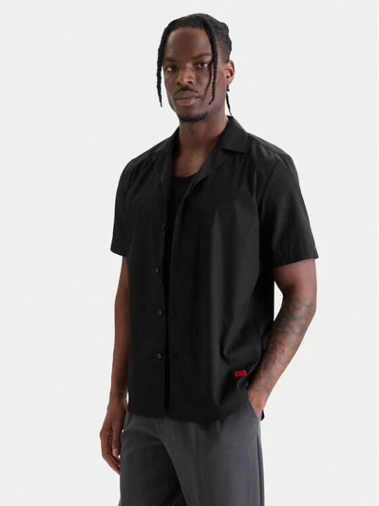 Foto del prodotto HUGO Camicia Ellino 50560584 Nero Relaxed Fit