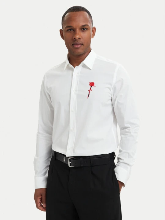 Foto del prodotto HUGO Camicia Emero 50566268 Bianco Relaxed Fit