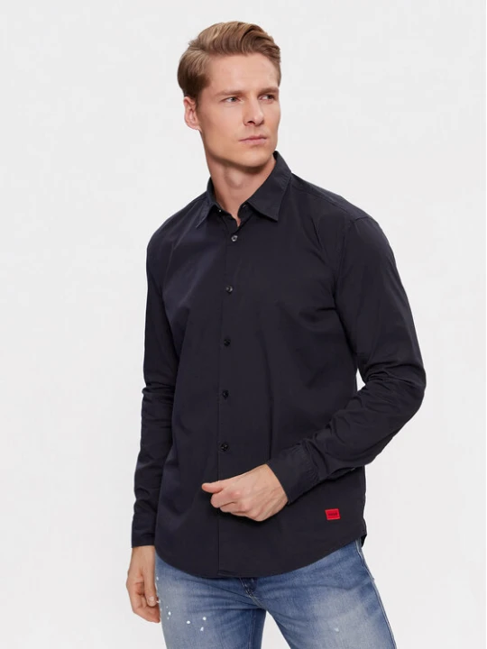 Foto del prodotto Hugo Camicia Ermo 50500216 Blu scuro Slim Fit