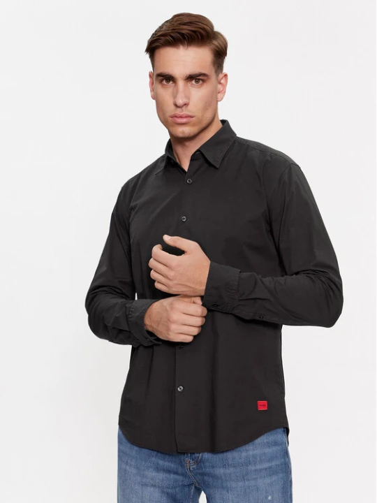 Foto del prodotto Hugo Camicia Ermo 50500216 Nero Slim Fit