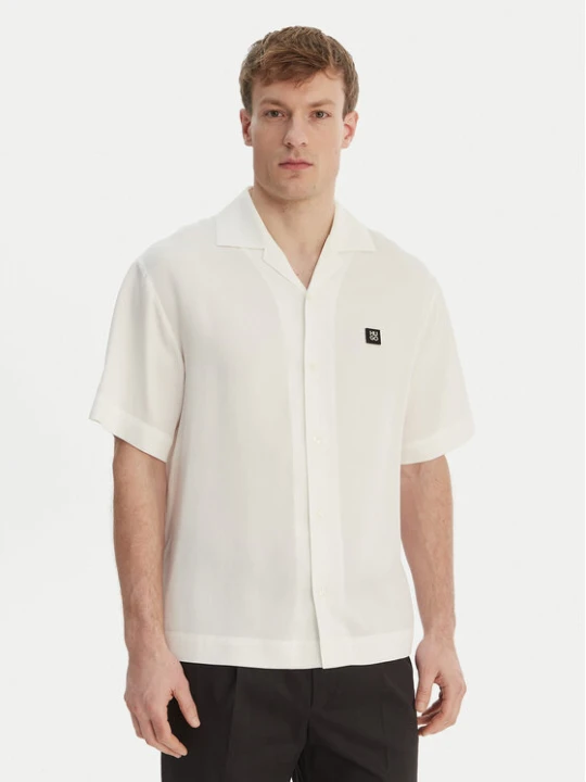 Foto del prodotto HUGO Camicia Espino 50560593 Écru Oversize Crema