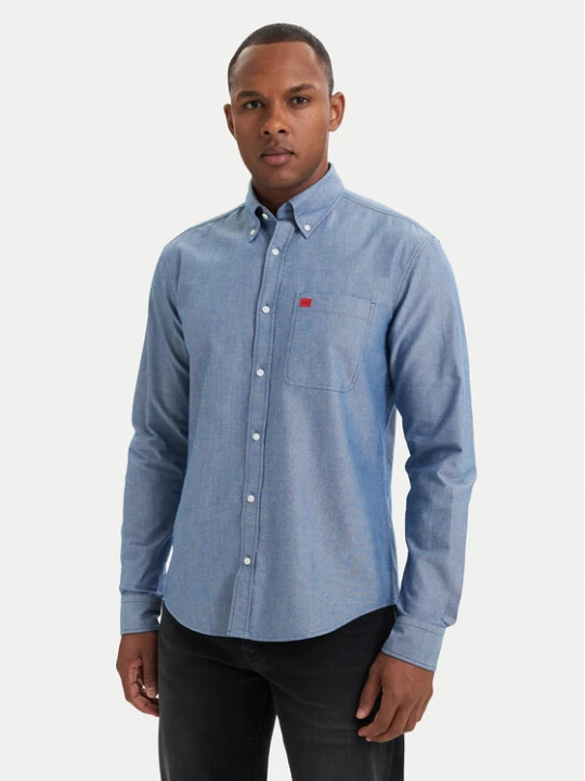 Foto del prodotto HUGO Camicia Evito 50479302 Blu Slim Fit