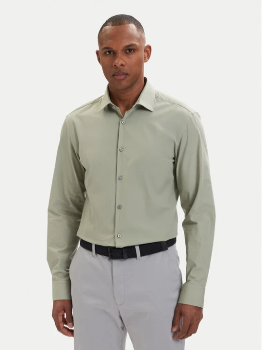 Foto del prodotto HUGO Camicia Kenno 50289499 Verde chiaro Slim Fit