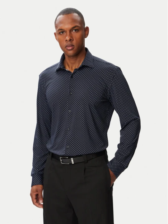 Foto del prodotto HUGO Camicia Kenno 50566332 Blu scuro Slim Fit
