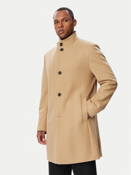 Foto del prodotto HUGO Cappotto di lana 50569223 Beige Regular Fit