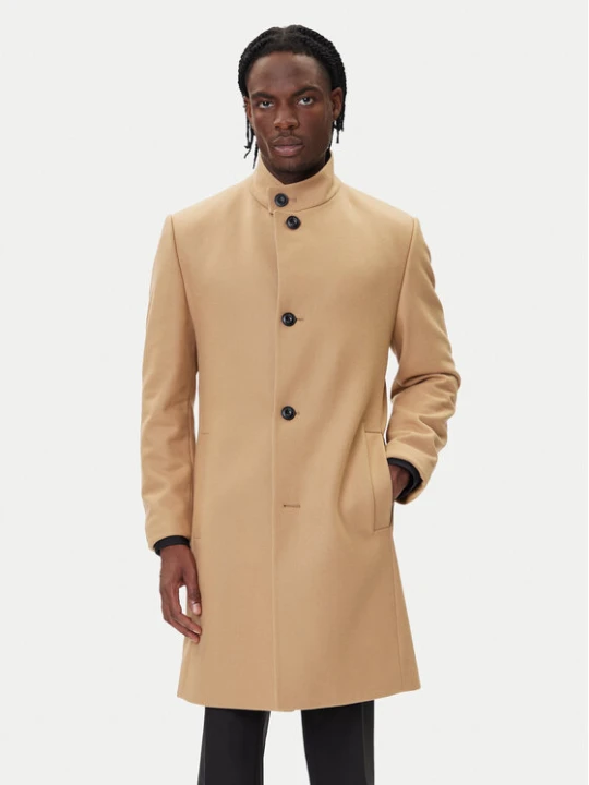 Foto del prodotto HUGO Cappotto di lana Mintrax2541 50546551 Beige Regular Fit