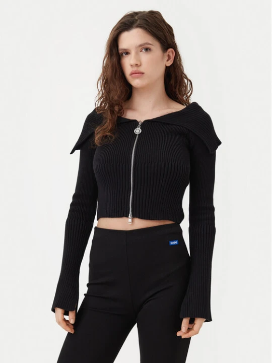 Foto del prodotto HUGO Cardigan 50532257 Nero Regular Fit