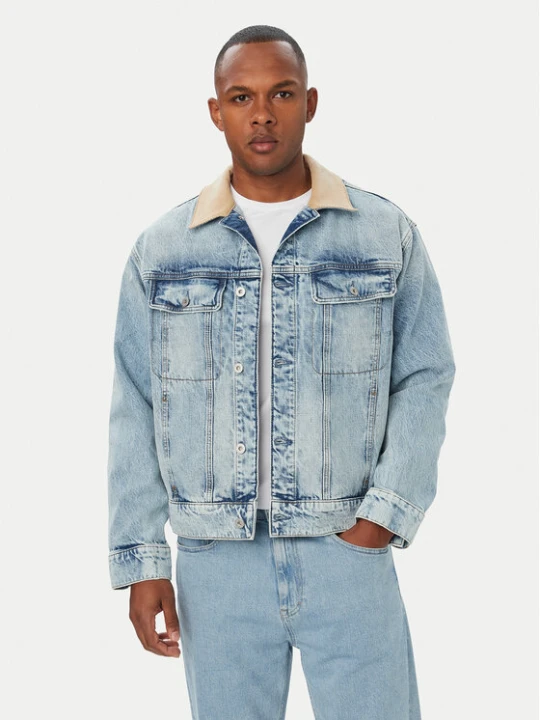 Foto del prodotto HUGO Giacca di jeans Erlo 50563343 Azzurro chiaro Relaxed Fit