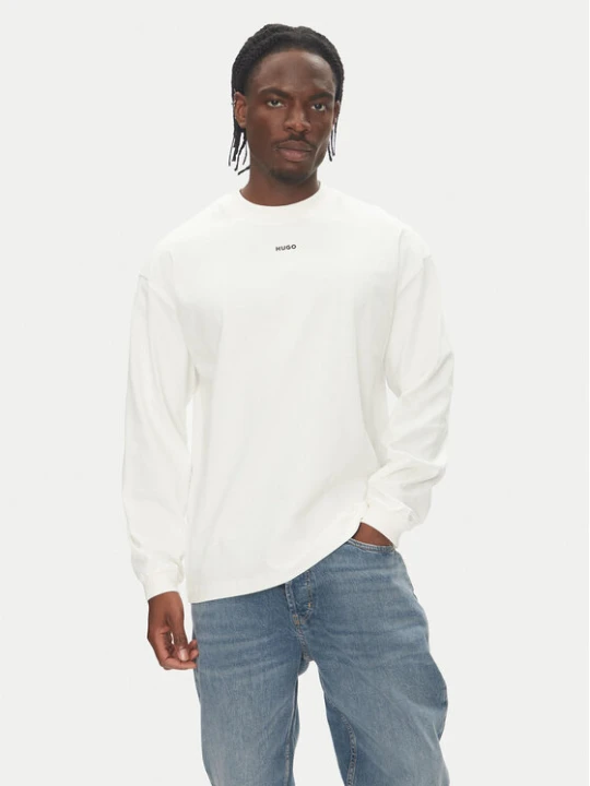 Foto del prodotto HUGO Longsleeve Daposo 50511029 Beige Relaxed Fit