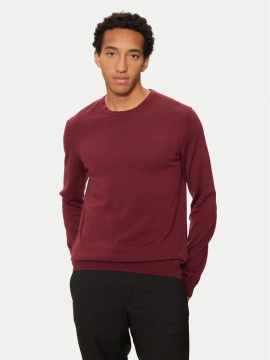 Foto del prodotto Hugo Maglione San Cedric-M1 50476832 Rosso Regular Fit