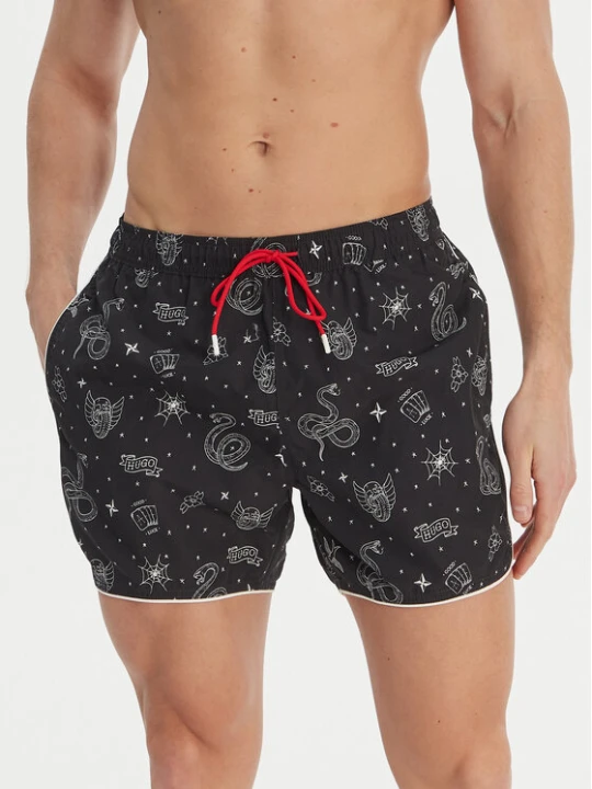 Foto del prodotto HUGO Pantaloncini da bagno Rik 50533795 Nero Regular Fit