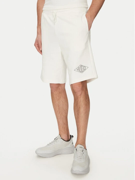 Foto del prodotto HUGO Pantaloncini sportivi Damtus 50534953 Écru Relaxed Fit Crema