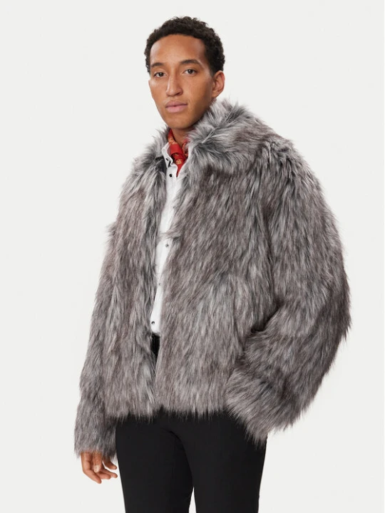 Foto del prodotto HUGO Pelliccia Bawo2641 50567295 Grigio scuro Regular Fit