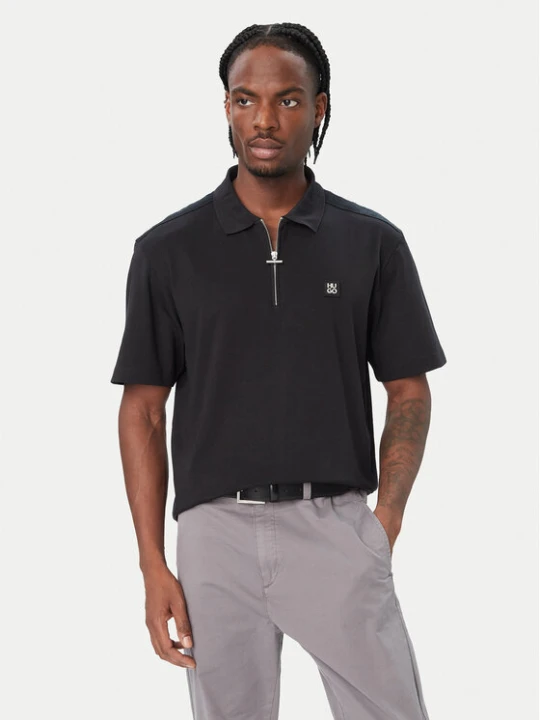 Foto del prodotto HUGO Polo Derypolo 50567930 Nero Regular Fit