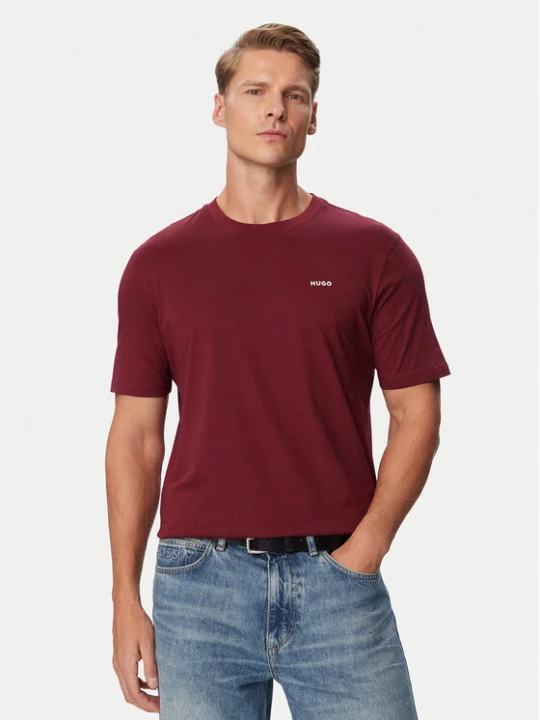 Foto del prodotto HUGO T-shirt Dero222 50466158 Bordeaux Regular Fit