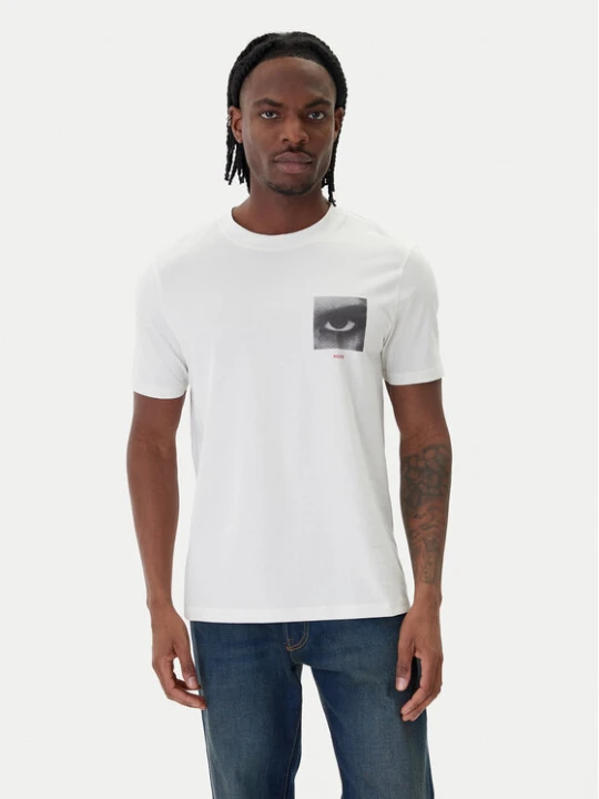 Foto del prodotto HUGO T-shirt Deyss 50553755 Beige Regular Fit