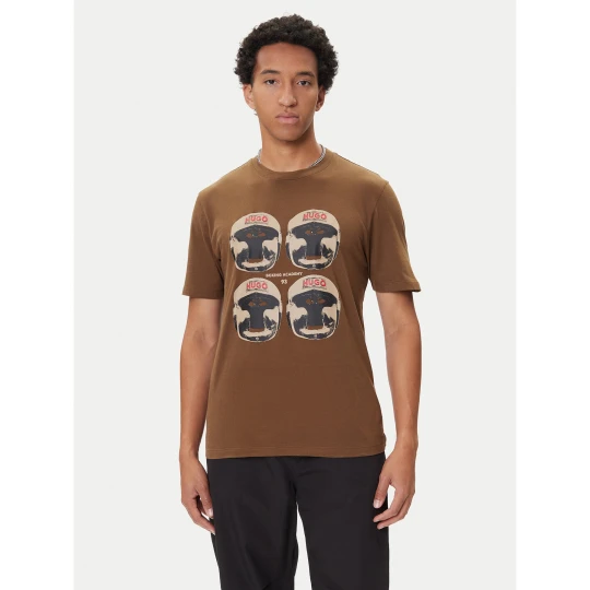 Foto del prodotto HUGO T-shirt Diboxer 50542560 Marrone Regular Fit