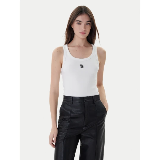 Foto del prodotto Hugo Top Datamia 50514489 Bianco Slim Fit